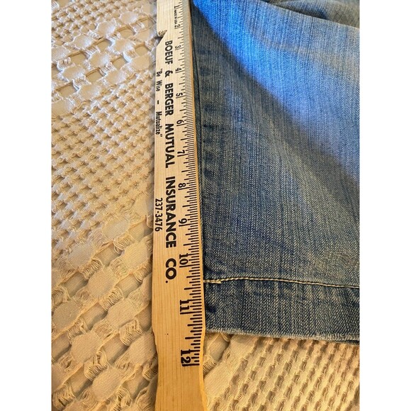 Nobo No Boundaries Shorts Denim Distressed  Size 11 Juniors Button Front - Picture 9 of 9